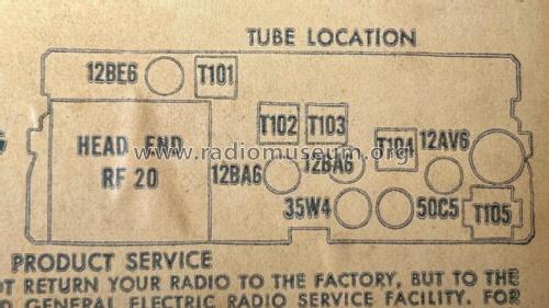 T1221A ; General Electric Co. (ID = 3024688) Radio