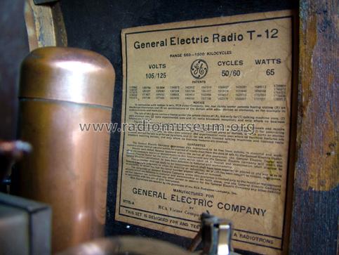 T-12 Midget ; General Electric Co. (ID = 484524) Radio