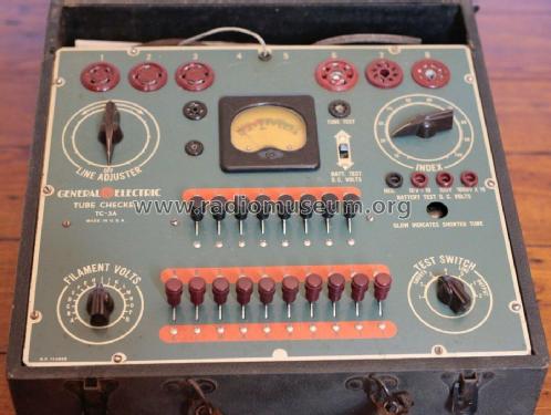 Tube Checker TC-3A; General Electric Co. (ID = 2639851) Equipment