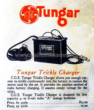 Tungar Trickle Charger ; Canadian General (ID = 1612431) Power-S