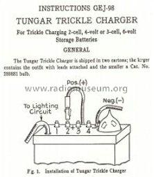 Tungar Trickle Charger ; Canadian General (ID = 847920) Power-S