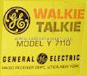 Walkie Talkie Y-7110; General Electric Co. (ID = 617818) Citizen