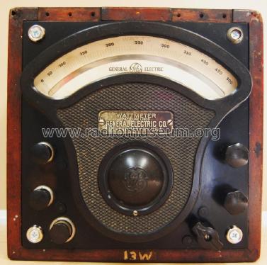 Wattmeter P-3 ; General Electric Co. (ID = 2919822) Equipment
