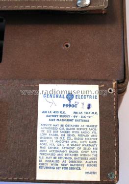 17 Transistor World Monitor P-990C ; General Electric Co. (ID = 1440724) Radio