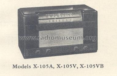 X-105A ; General Electric Co. (ID = 166298) Radio