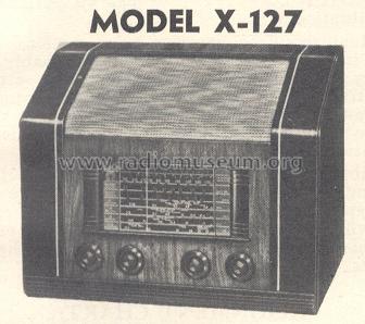 X-127 ; General Electric Co. (ID = 166308) Radio