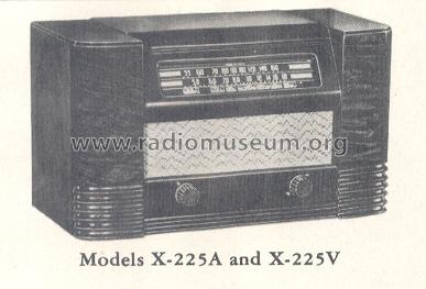 X-225V ; General Electric Co. (ID = 166522) Radio