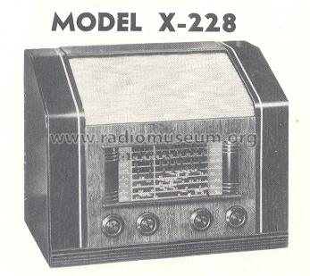 X-228 ; General Electric Co. (ID = 166662) Radio