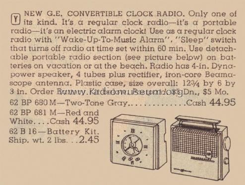 681 ; General Electric Co. (ID = 2089526) Radio