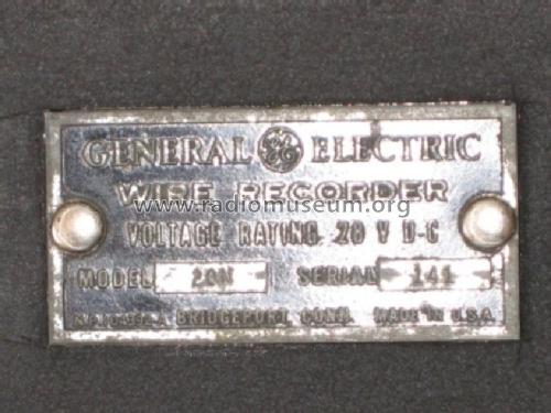 Navy 20N; General Electric Co. (ID = 991096) Enrég.-R