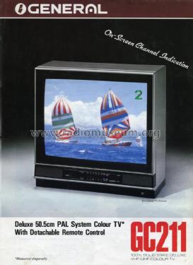 General GC211; General, Fujitsu (ID = 2867594) Television