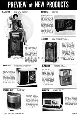 Grunow 653 Teledial ; General Household (ID = 1023545) Radio