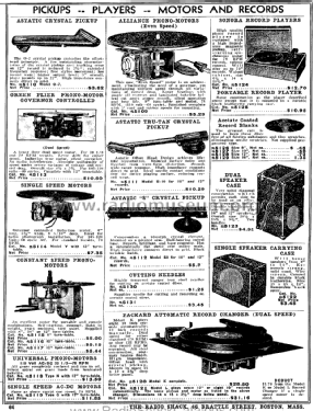 Green Flier Phonomotor Constant Speed; Radio Shack Tandy, (ID = 1341040) Misc