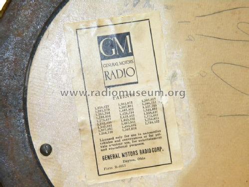 281 Ch= R-1A; General Motors Radio (ID = 1452823) Adattatore