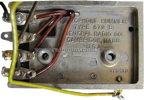 Microphone Hummer 572-B; General Radio (ID = 2258177) Equipment