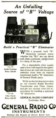 B-Eliminator Kit ; General Radio (ID = 1388148) Bausatz