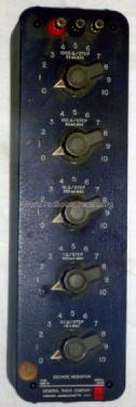 Decade Resistor 1432-U /-K /-J /-L /-Q /-T /-N /-M /-P /-Y /-X /-Z; General Radio (ID = 894028) Equipment