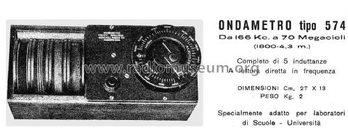 Direct-Reading Wavemeter 574; General Radio (ID = 1836915) Equipment