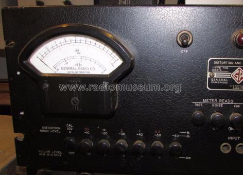 Distortion and Noise Meter 1932-A; General Radio (ID = 1966954) Equipment