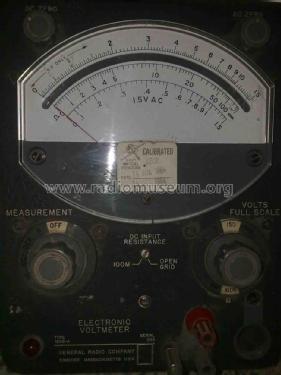 Electronic Voltmeter 1806-A; General Radio (ID = 1105469) Equipment