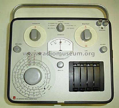 Impedance Bridge 1656; General Radio (ID = 467335) Equipment