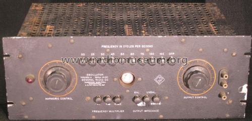 Oscillator 608-A; General Radio (ID = 1100858) Equipment