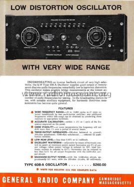 Oscillator 608-A; General Radio (ID = 2173752) Equipment
