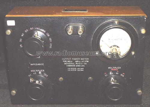 Output Meter 583-A; General Radio (ID = 921839) Ausrüstung