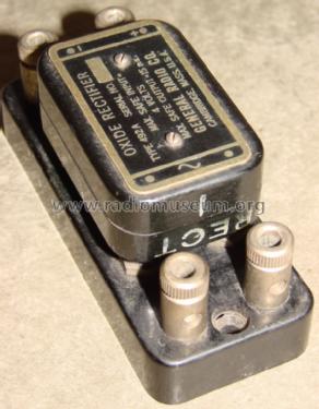 Oxide Rectifier 492A; General Radio (ID = 1360426) A-courant