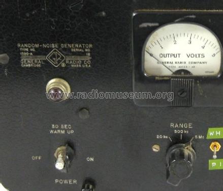 Random Noise Generator 1390-A; General Radio (ID = 1598412) Equipment