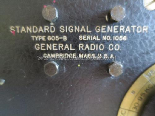 Signal generator 605-B; General Radio (ID = 1658702) Equipment