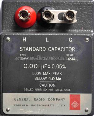 Standard Capacitor 1409F; General Radio (ID = 1745851) Equipment