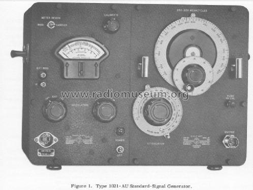 Standard Signal Generator 1021-A; General Radio (ID = 1322645) Equipment