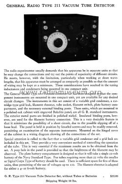Vacuum Tube Detector Type 211; General Radio (ID = 2429529) mod-pre26
