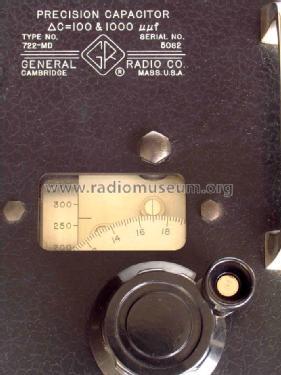 Variable Capacitor 722-MD ; General Radio (ID = 727548) Equipment