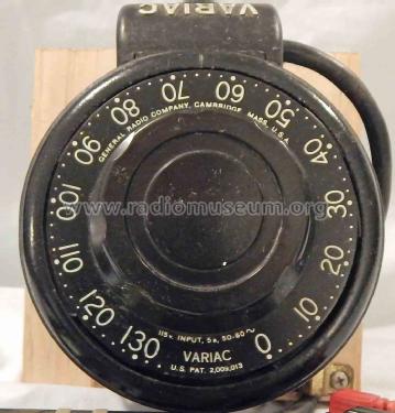 Variac 0-140V 5A; General Radio (ID = 2088341) Power-S