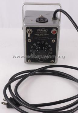 Variac Autotransformer W2MT; General Radio (ID = 2933524) A-courant