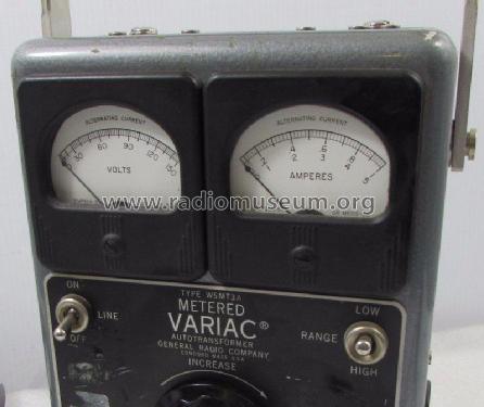 Variac Autotransformer W5MT3A; General Radio (ID = 1968921) Strom-V