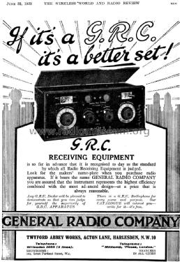 G.R.C.16 GRC16; General Radio Co. (ID = 1092741) Radio