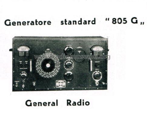 Standard Signal Generator Type 805-G; General Radio (ID = 2670524) Equipment