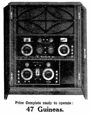 'Hearthside' 4-Valve Cabinet Receiving Set G.R.C. 52; General Radio Co. (ID = 1072514) Radio