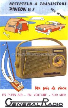 Pinson B7; Général-Radio; Dijon (ID = 1686239) Radio