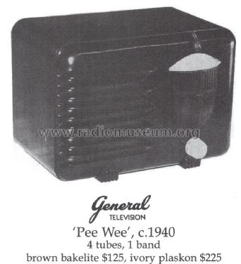 Pee Wee ; General Television (ID = 1419646) Radio