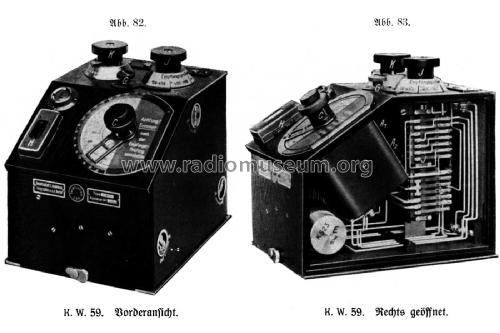 Wellenmesser KW 59c ; Gesellschaft für (ID = 2733123) Equipment