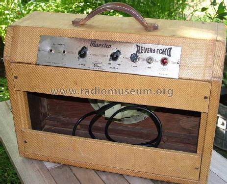 Maestro Reverb-Echo GA-1RT; Gibson Manufacturing (ID = 809781) Ampl/Mixer