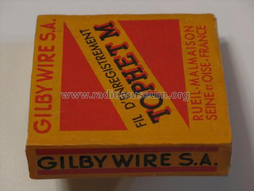 Fil D' Enregistrement Tophet M; Gilby Wire; Rueil- (ID = 1591582) Diverses