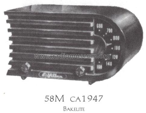 58M ; Gilfillan Bros.Inc.; (ID = 1544143) Radio