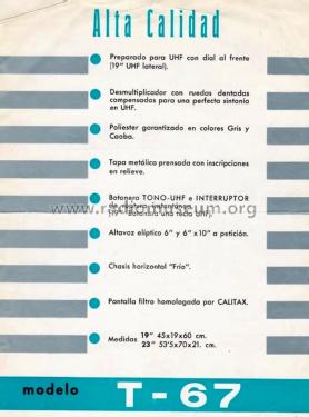 T-67; Guibernau, Salvador; (ID = 2551039) Televisión