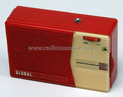 Boy's Radio 2 Transistor GR-201; Global Mfg. Co.; (ID = 1233604) Radio