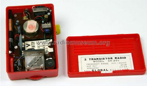 Boy's Radio 2 Transistor GR-201; Global Mfg. Co.; (ID = 1233609) Radio